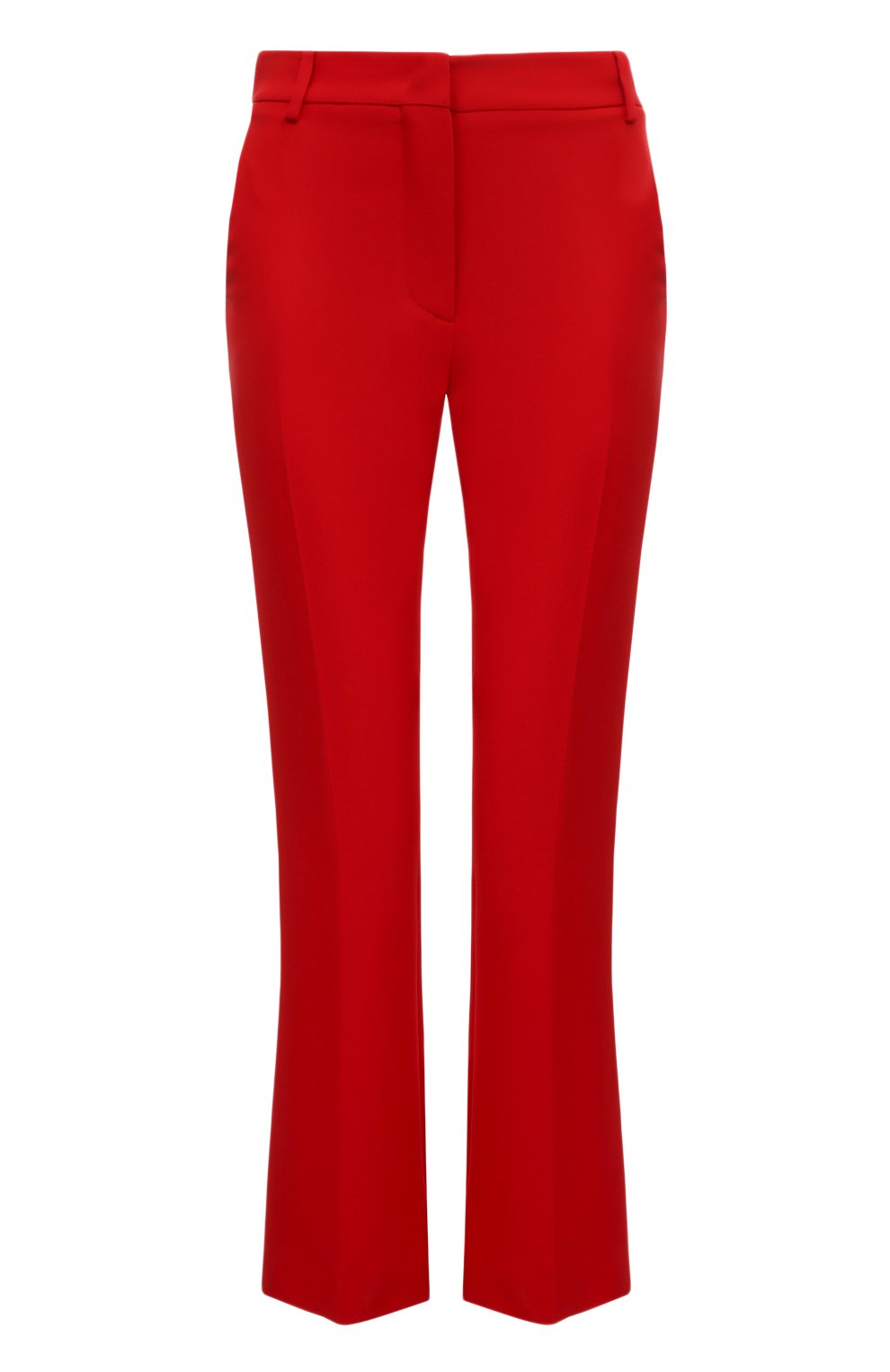Шелковые брюки VALENTINO красного цвета по цене 175500 руб., арт. 5B3RB3601MM, фото 1 Шелковые брюки VALENTINO, арт. 5B3RB3601MM, фото 1
