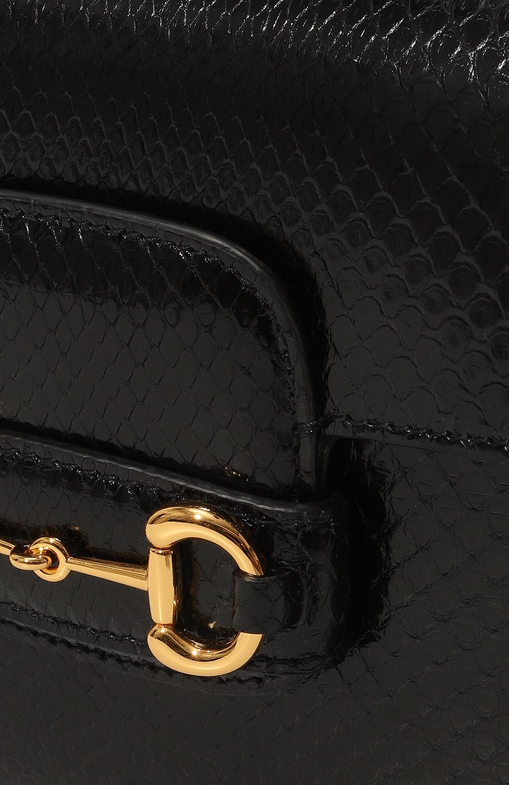 Сумка horsebit 1955 из кожи питона GUCCI, арт. 658574 L2DRG, фото 3