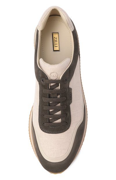 Комбинированные кроссовки ZILLI, арт. H0292AM1251VTRR12, фото 5