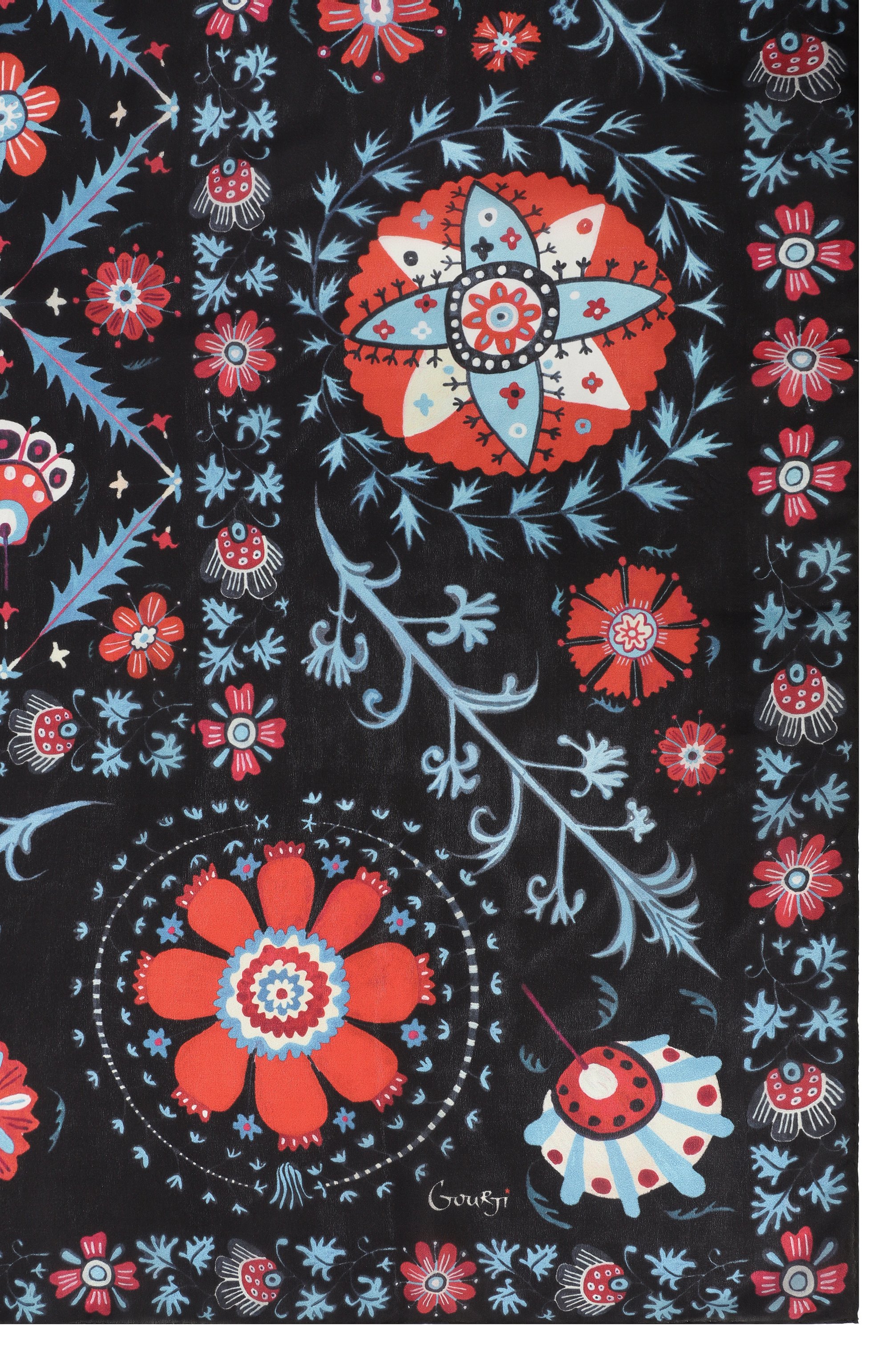 Шелковая шаль сюзане GOURJI, арт. 91158637/516131108, фото 4