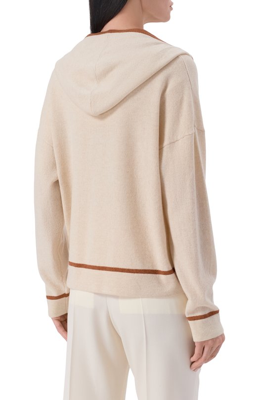 Кашемировый кардиган Kiton D61740 Бежевый  D61740 Фото 4