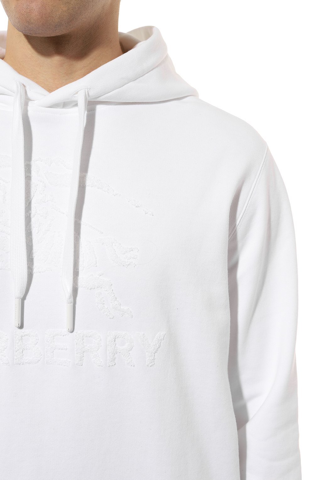 Хлопковое худи BURBERRY, арт. 8072753, фото 5