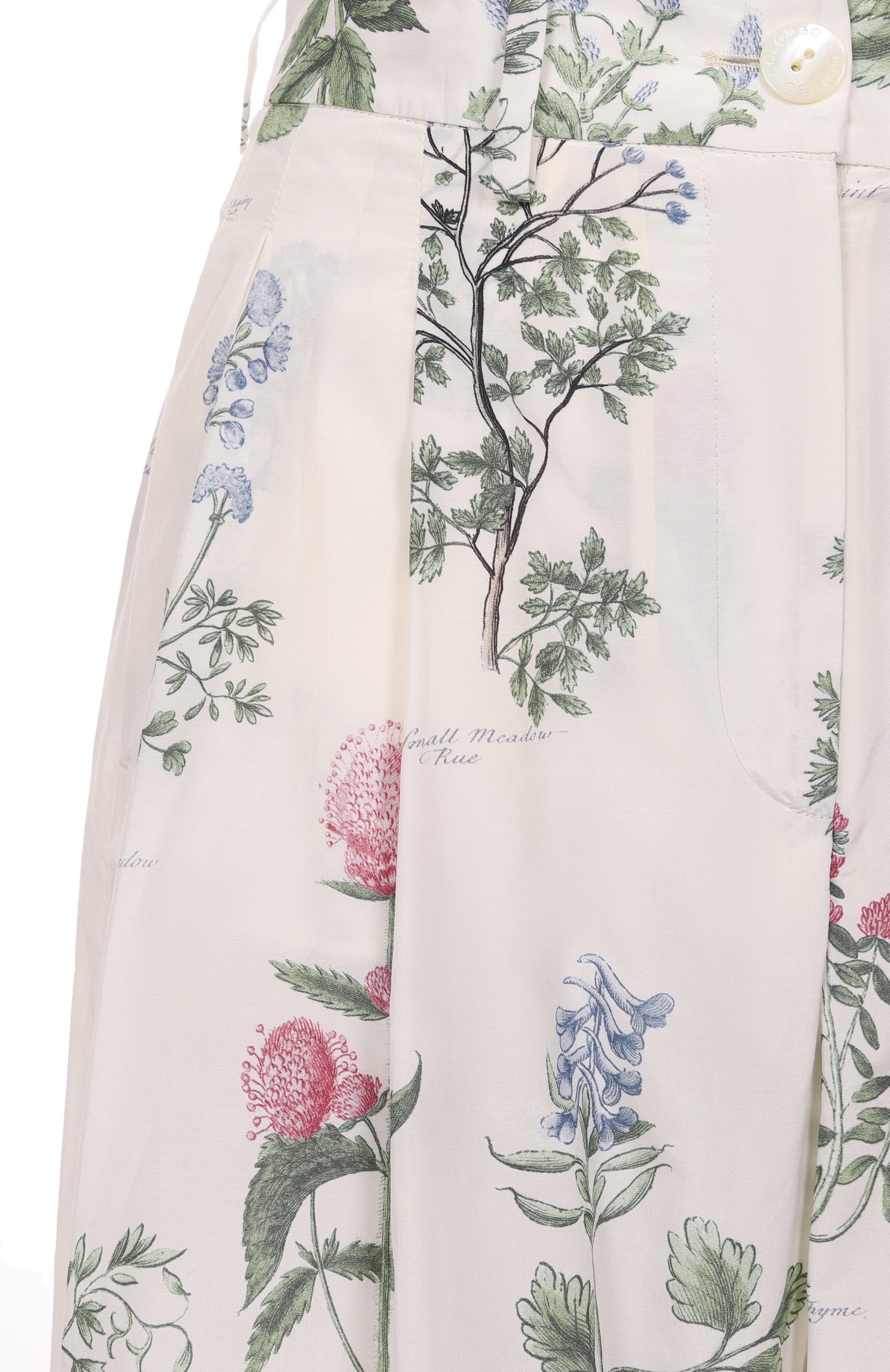 Брюки из хлопка и шелка COLOMBO белого цвета по цене 195000 руб., арт. PA00549/STAF/T0294-U-1Z, фото 6 Брюки из хлопка и шелка COLOMBO, арт. PA00549/STAF/T0294-U-1Z, фото 6