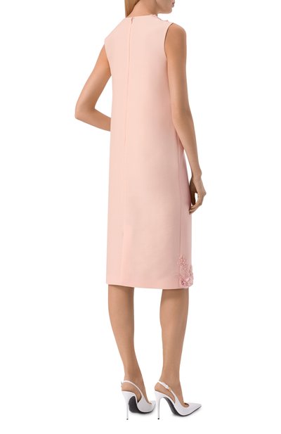 Платье из шерсти и шелка MVST, арт. M26.2PW.D019/F091 SATIN SILK W00L, фото 3