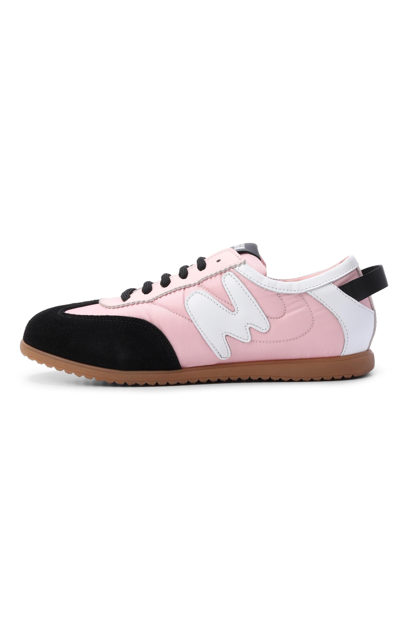 Кожаные кеды MSGM KIDS розового цвета по цене 27750 руб., арт. 83963/VAR1, фото 2 Кожаные кеды MSGM KIDS, арт. 83963/VAR1, фото 2