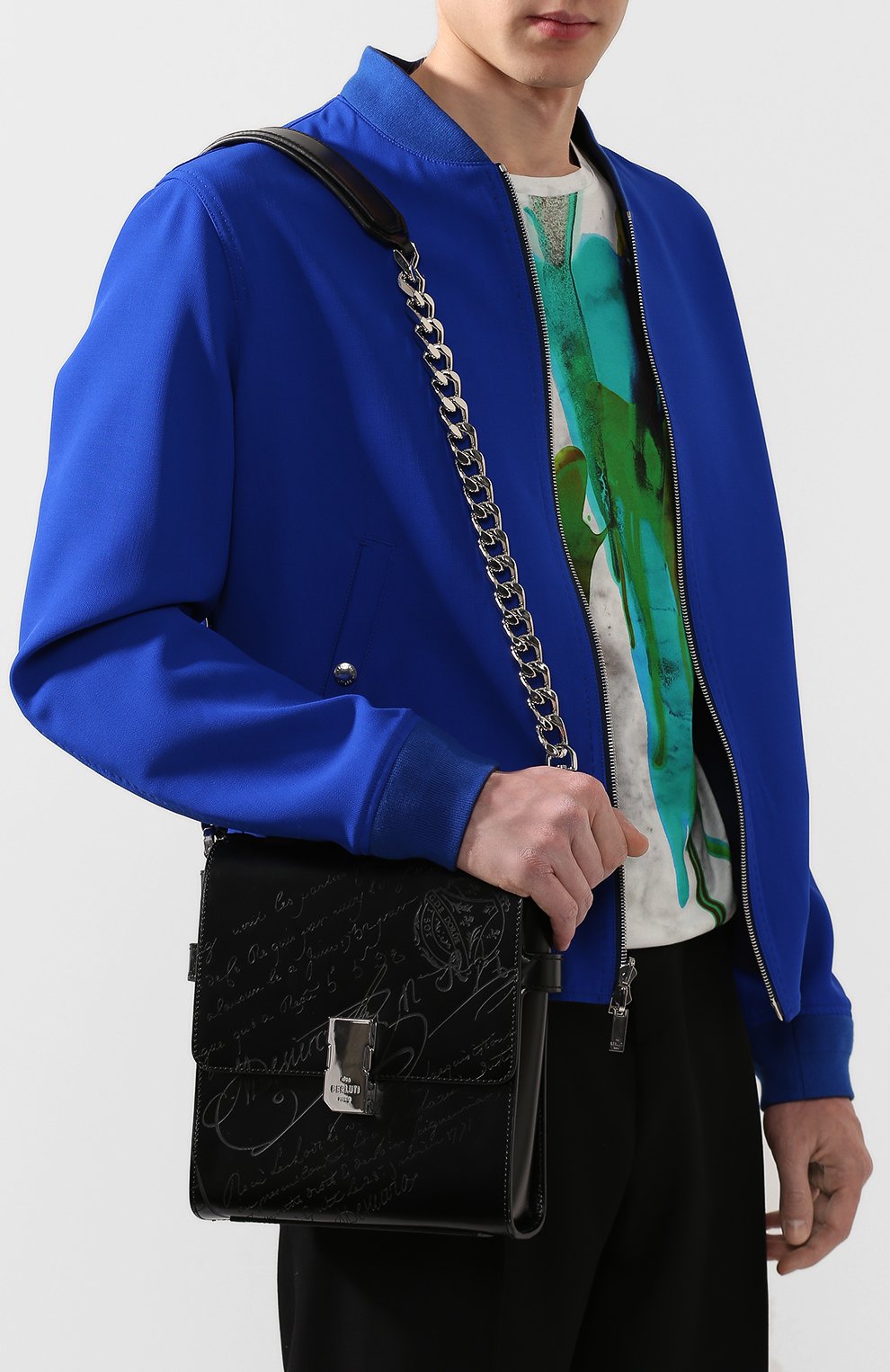 Кожаная сумка BERLUTI, арт. M204272, фото 5