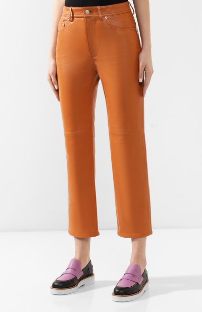 Кожаные брюки ACNE STUDIOS, арт. AK0083, фото 3