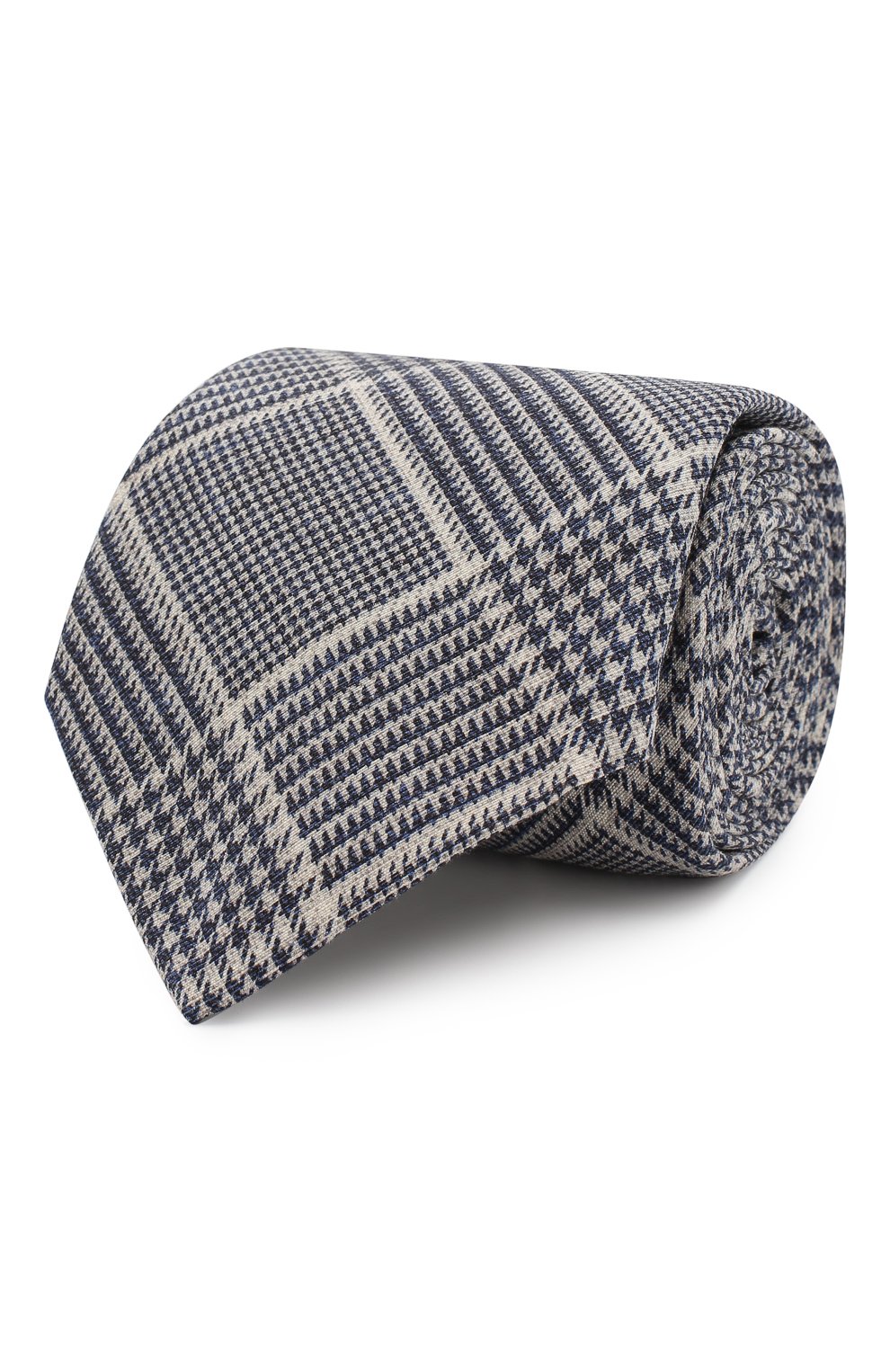 Галстук из смеси льна и шелка BRUNELLO CUCINELLI, арт. MQ8100039, фото 1