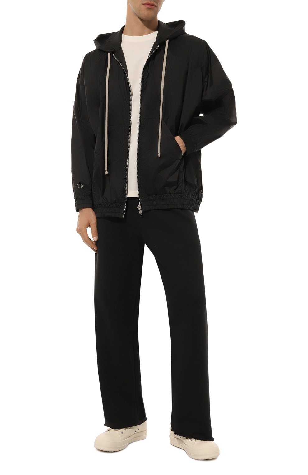 Бомбер rick owens x champion RICK OWENS черного цвета по цене 61550 руб., арт. CM01D0632/CHNY, фото 2 Бомбер rick owens x champion RICK OWENS, арт. CM01D0632/CHNY, фото 2