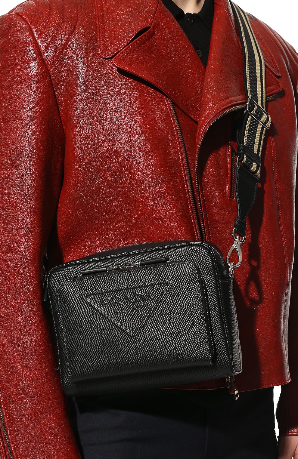 Кожаная сумка PRADA, арт. 2VH152-2FAD-F0002-OOO, фото 2