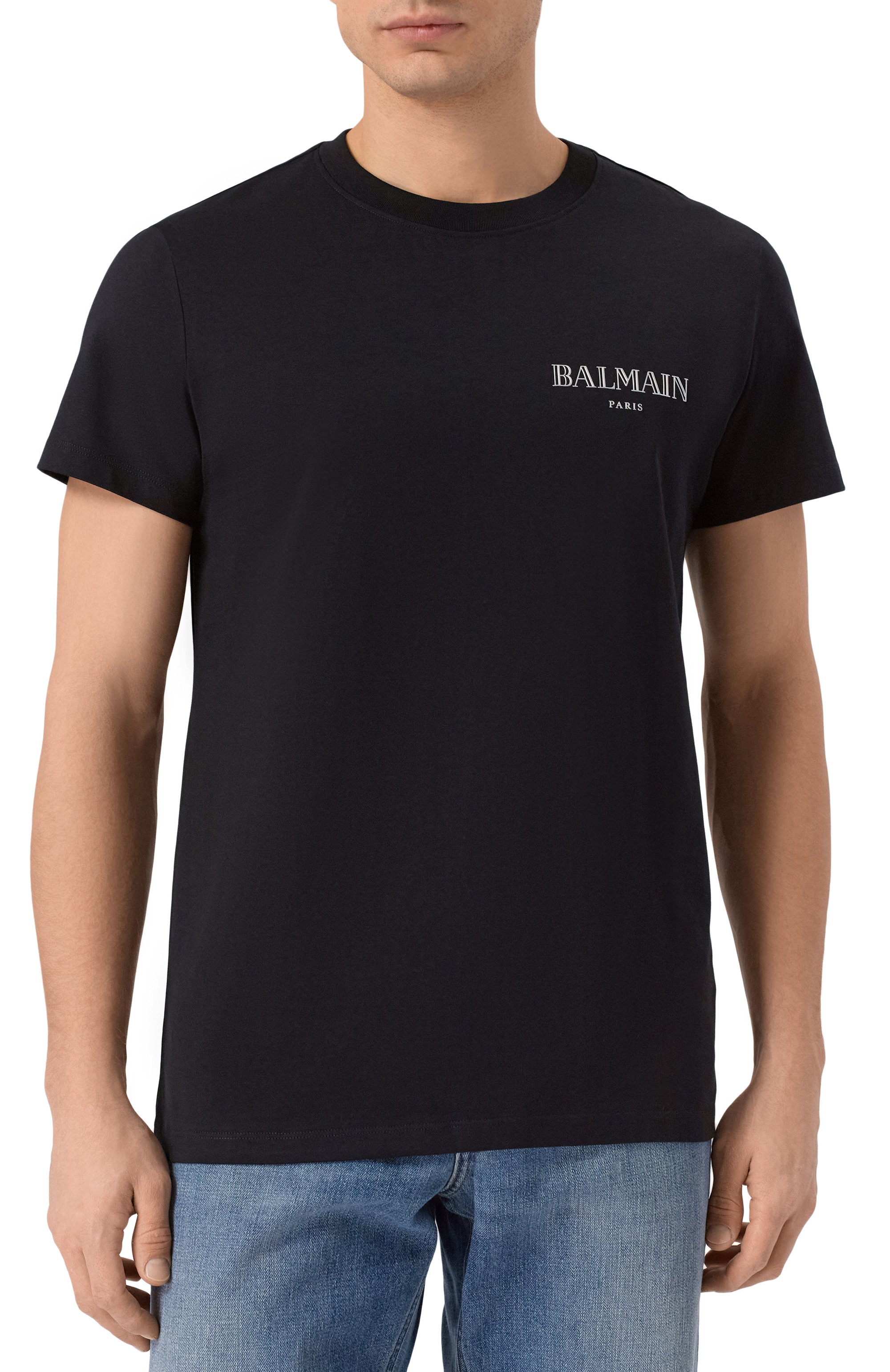 Хлопковая футболка BALMAIN, арт. FH1EF000/GD84, фото 3