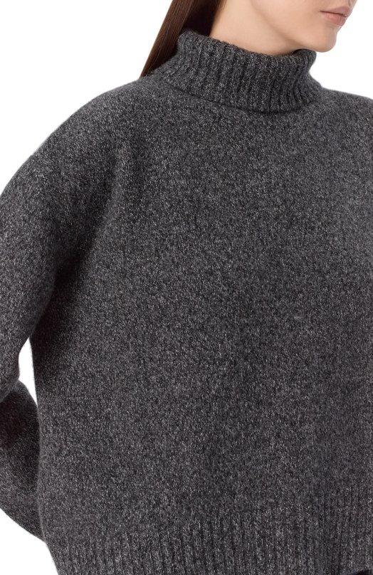 Кашемировый свитер Gooroo KNSW001-1000-902-FW25/26 Серый  KNSW001-1000-902-FW25/26 Фото 5