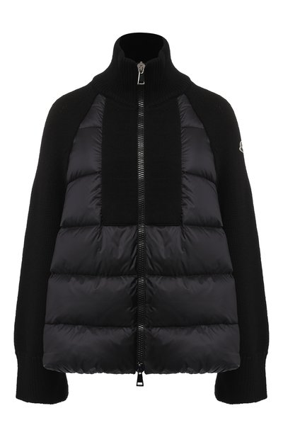 Женская шерстяная куртка на молнии MONCLER, арт. D2-093-94537-00-979BK