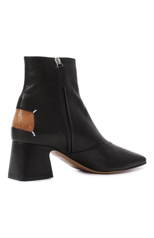 Кожаные ботильоны Maison Margiela S58WU0393/P3753 Чёрный  S58WU0393/P3753 Фото 5