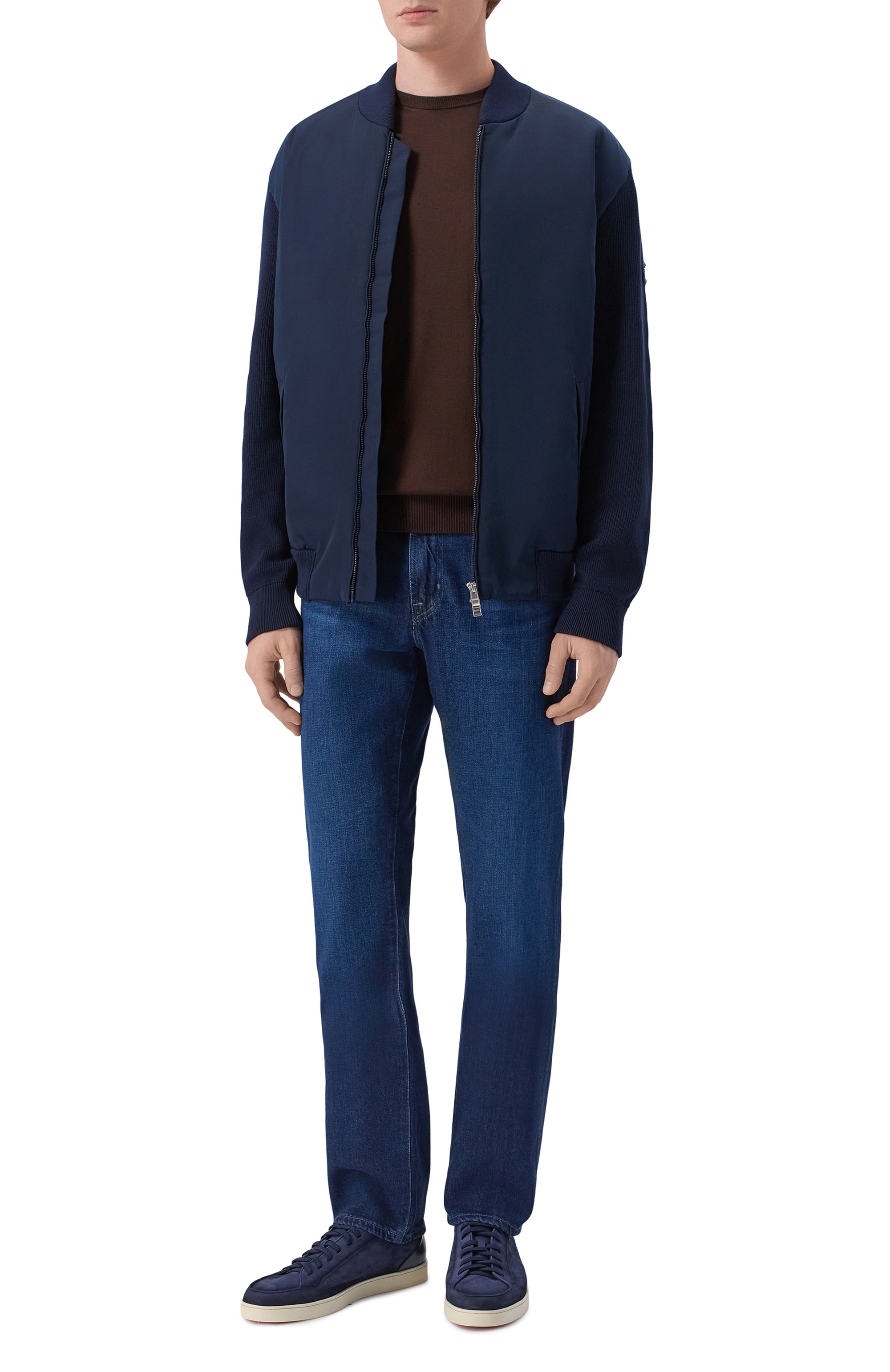 Хлопковый джемпер ANDREA CAMPAGNA, арт. M5426-8055, фото 2