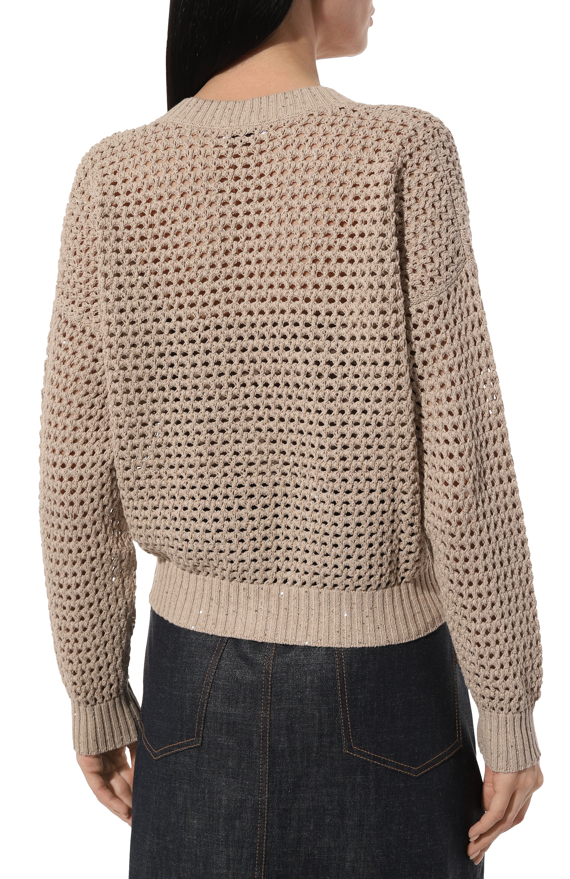 Хлопковый кардиган BRUNELLO CUCINELLI, арт. MDV796806, фото 4