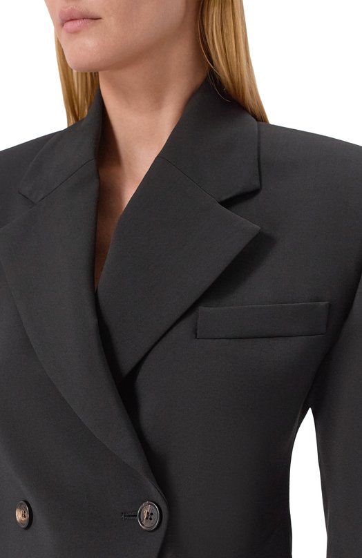 Шерстяной жакет Giuseppe di Morabito 05FWJA121 05327A Чёрный  05FWJA121 05327A Фото 5