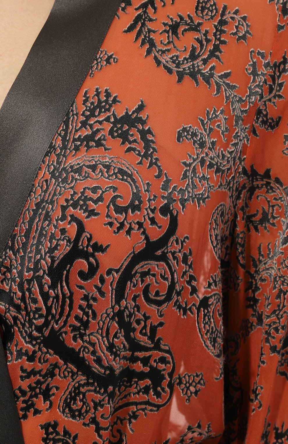 Халат из шелка и вискозы MARJOLAINE, арт. 2STE2201, фото 5