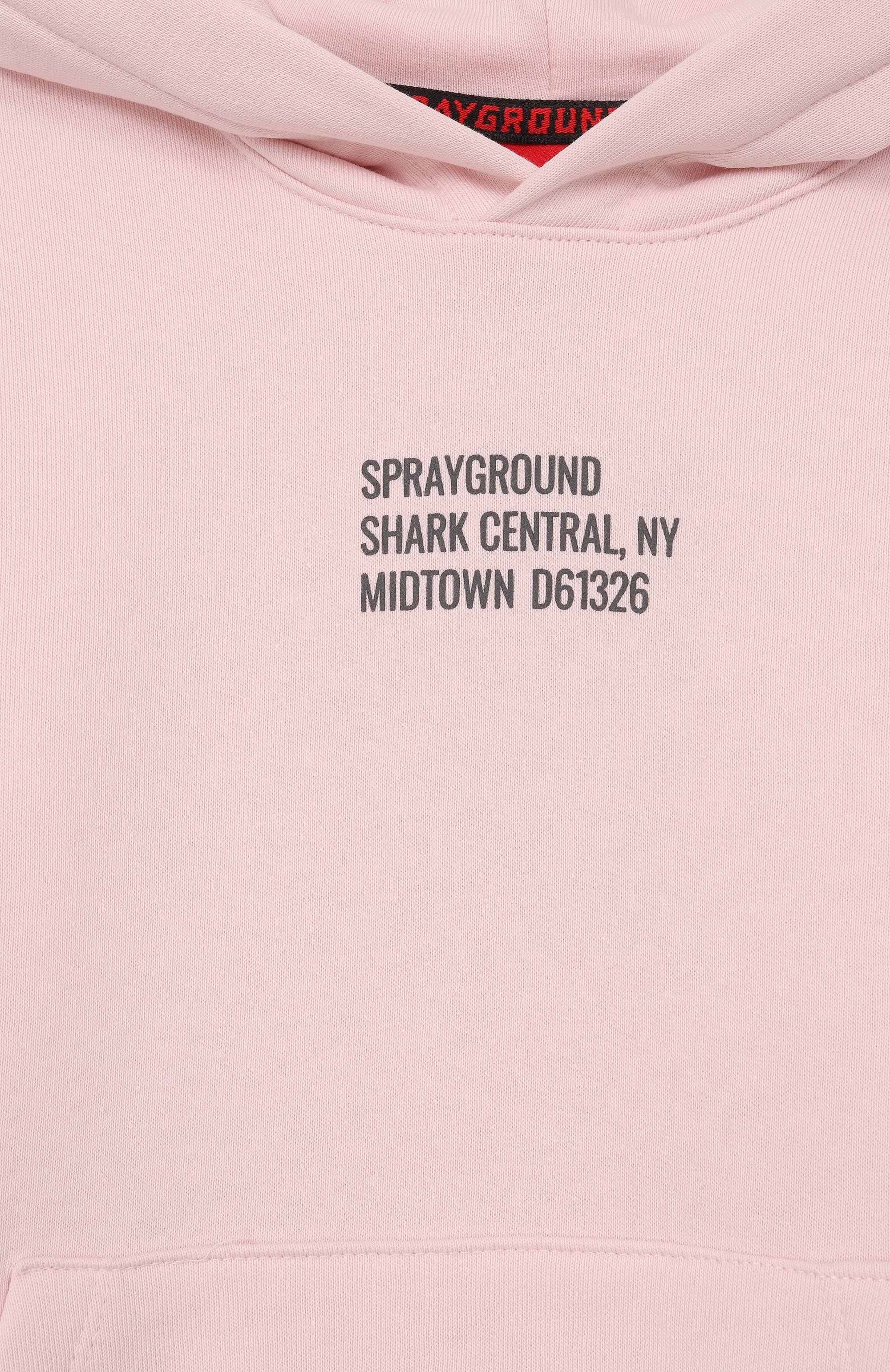 Хлопковое худи SPRAYGROUND, арт. SPY1387ELIGHT/SHARK BASIC REGULAR LIGHT PINK, фото 3