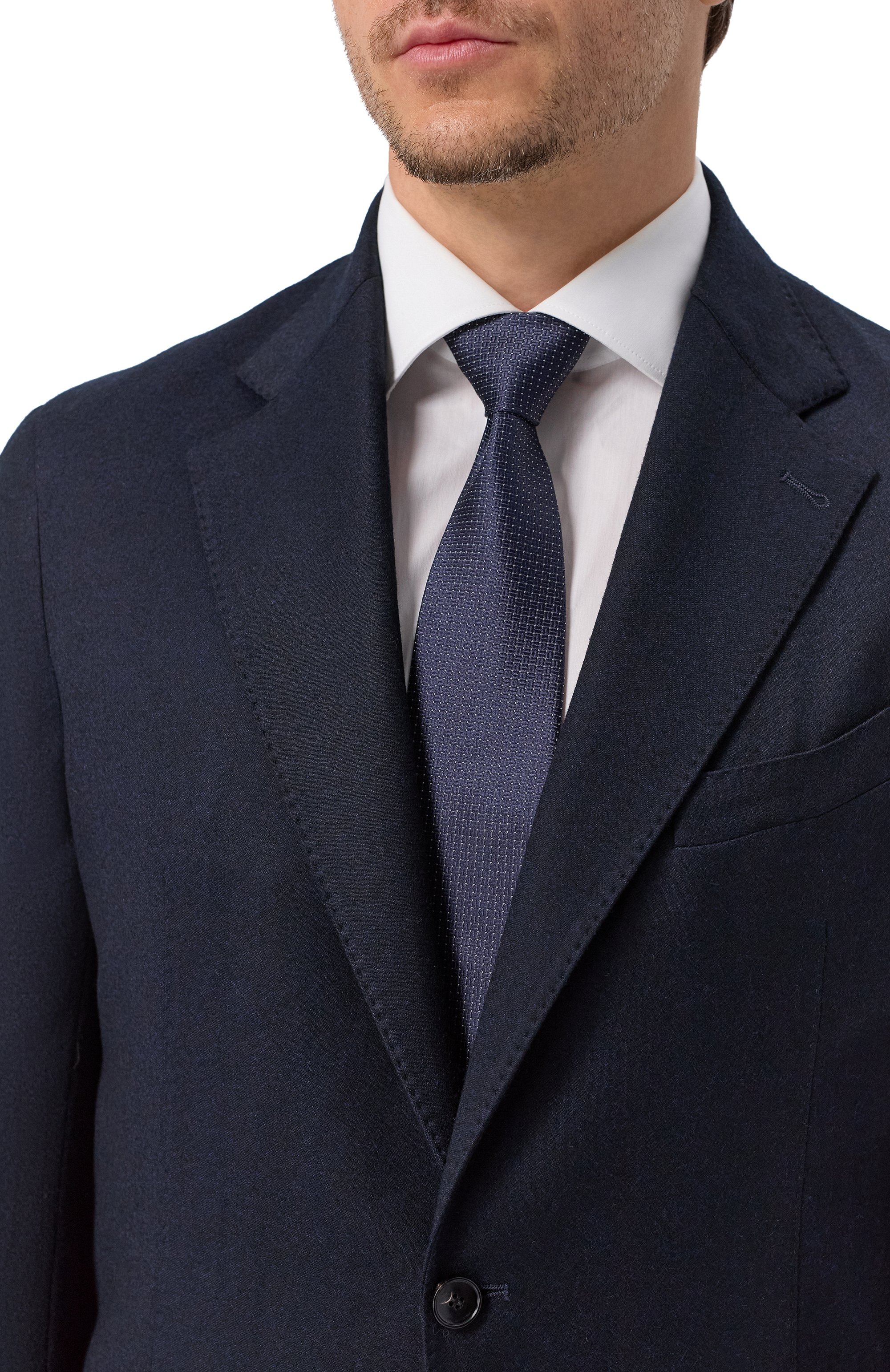 Шелковый галстук CANALI, арт. 18/HJ04522, фото 2