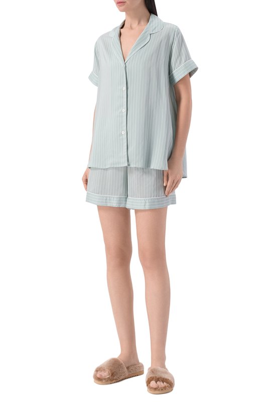 Пижама из вискозы и шелка Zimmerli 5149-11102 Зелёный  5149-11102 Фото 2