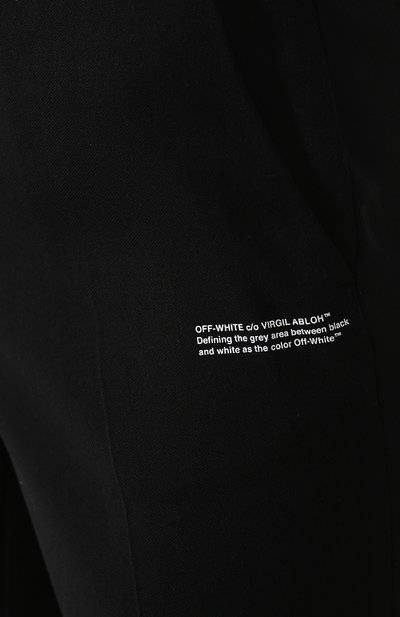 Брюки из смеси вискозы и шерсти OFF-WHITE, арт. 0WCA060E195150771000, фото 5