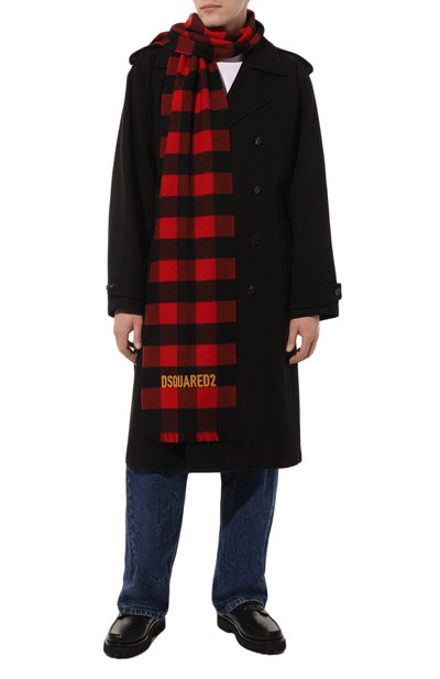 Шерстяной шарф DSQUARED2, арт. SCM0021 16806216, фото 2
