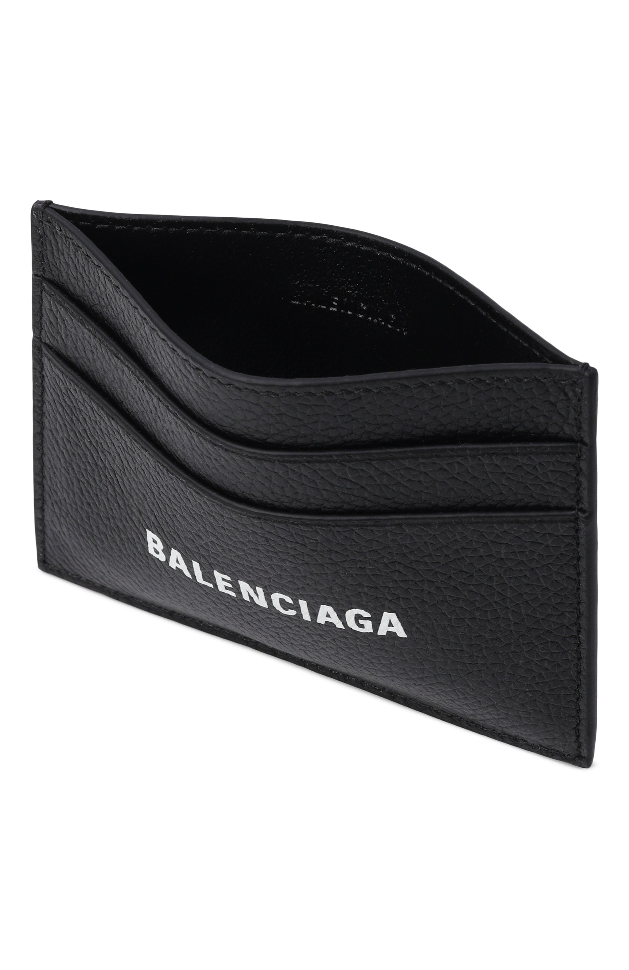 Кожаный футляр для кредитных карт BALENCIAGA черного цвета по цене 34650 руб., арт. 594309/1IZI3, фото 3 Кожаный футляр для кредитных карт BALENCIAGA, арт. 594309/1IZI3, фото 3