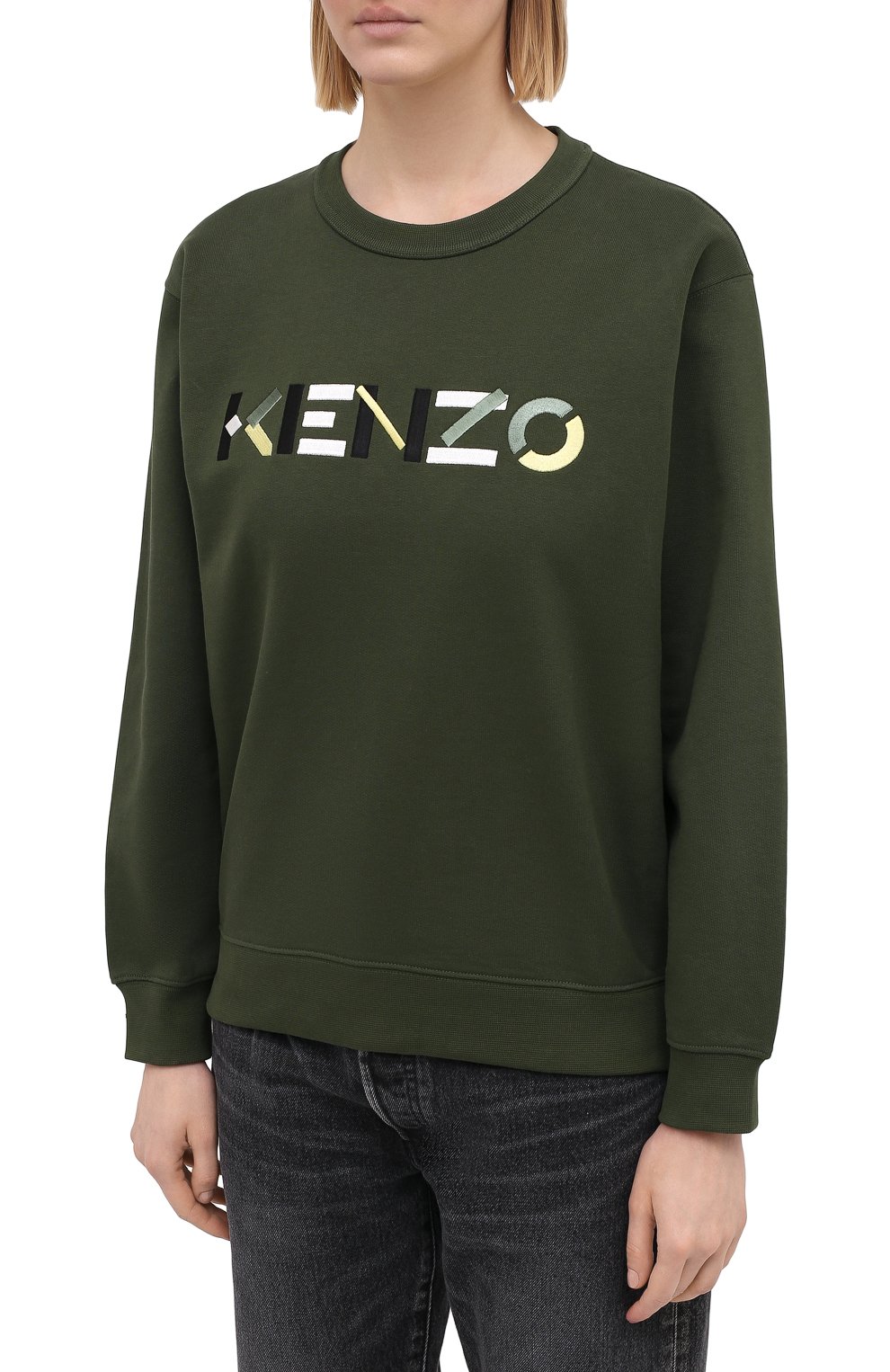 Хлопковый свитшот KENZO, арт. FA62SW8204M0, фото 3