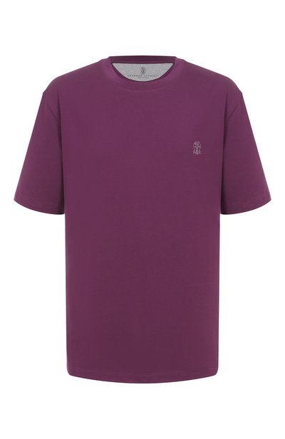 Мужская хлопковая футболка BRUNELLO CUCINELLI, арт. M0B138440