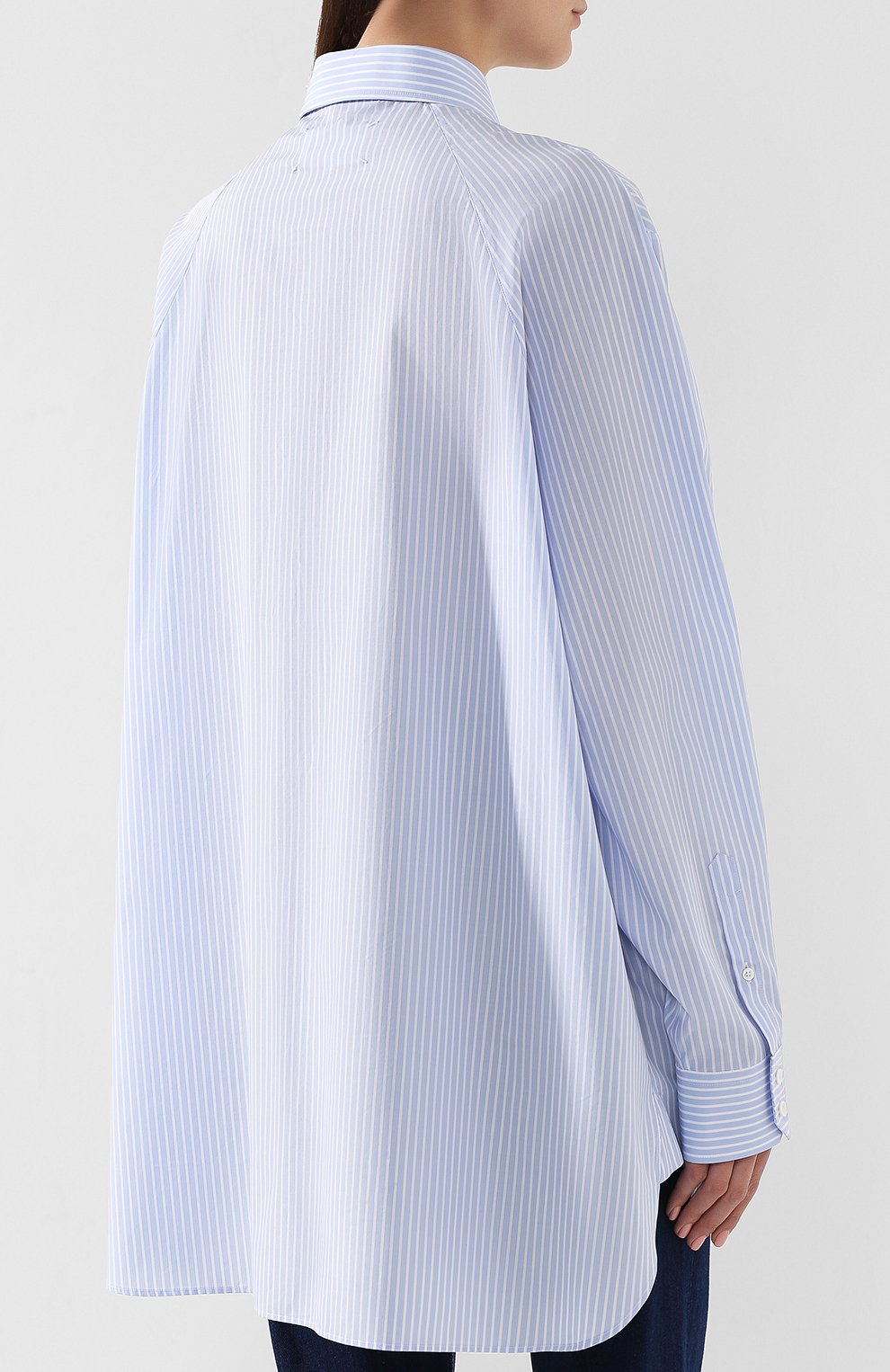 Хлопковая блузка MAISON MARGIELA, арт. S29DL0142/S49913, фото 4