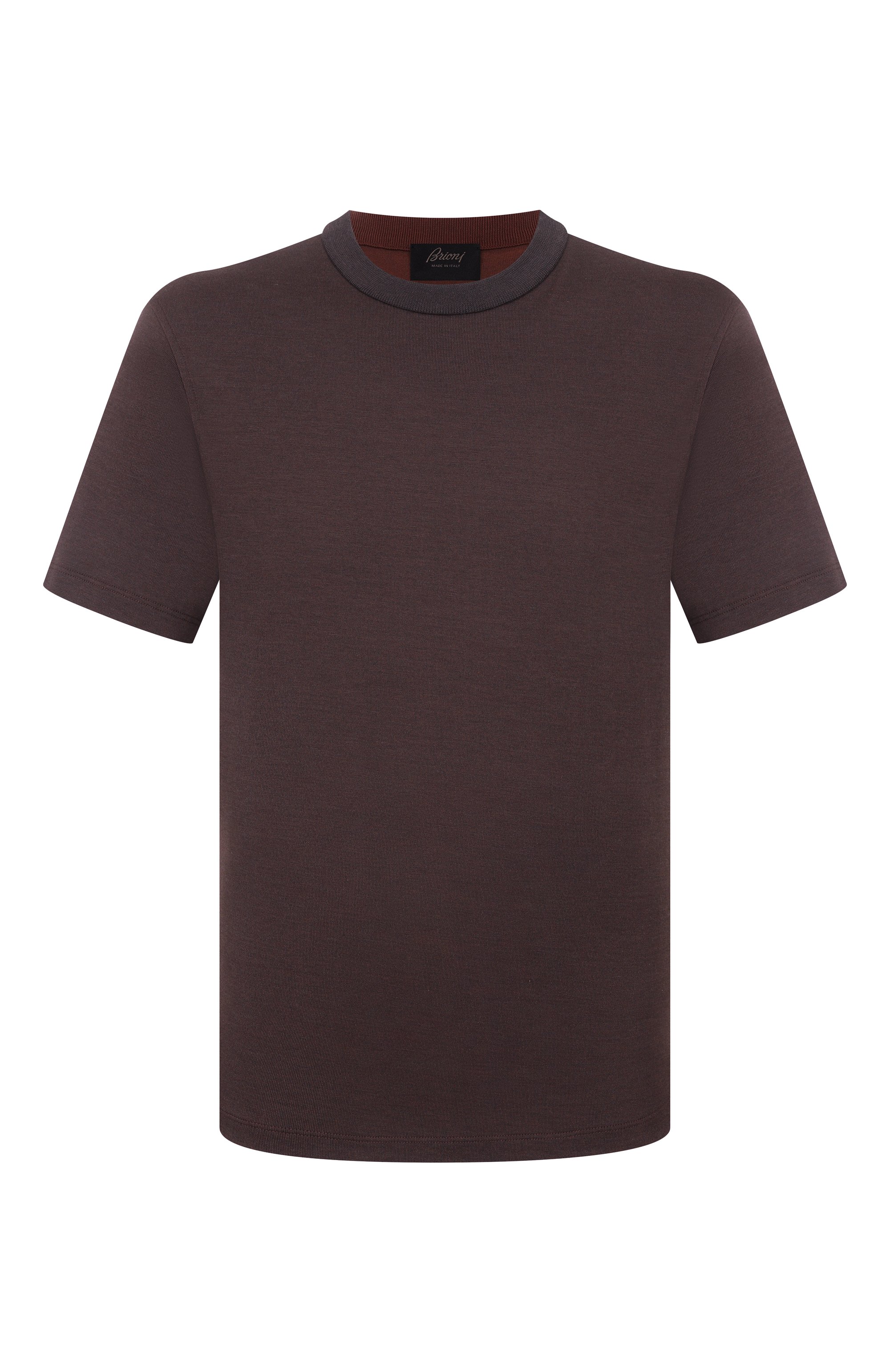 Футболка из хлопка и шелка BRIONI, арт. UJUC0L/PD602, фото 1