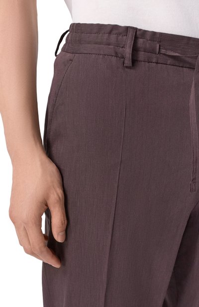 Брюки изо льна и вискозы BOSS, арт. 50561973, фото 5