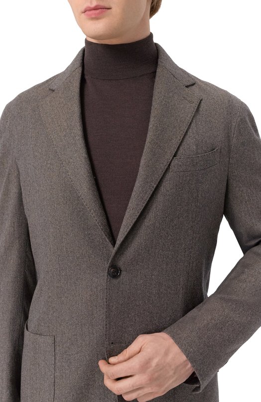 Шерстяной костюм Andrea Campagna GREC0C0LFS/400129B Коричневый  GREC0C0LFS/400129B Фото 6