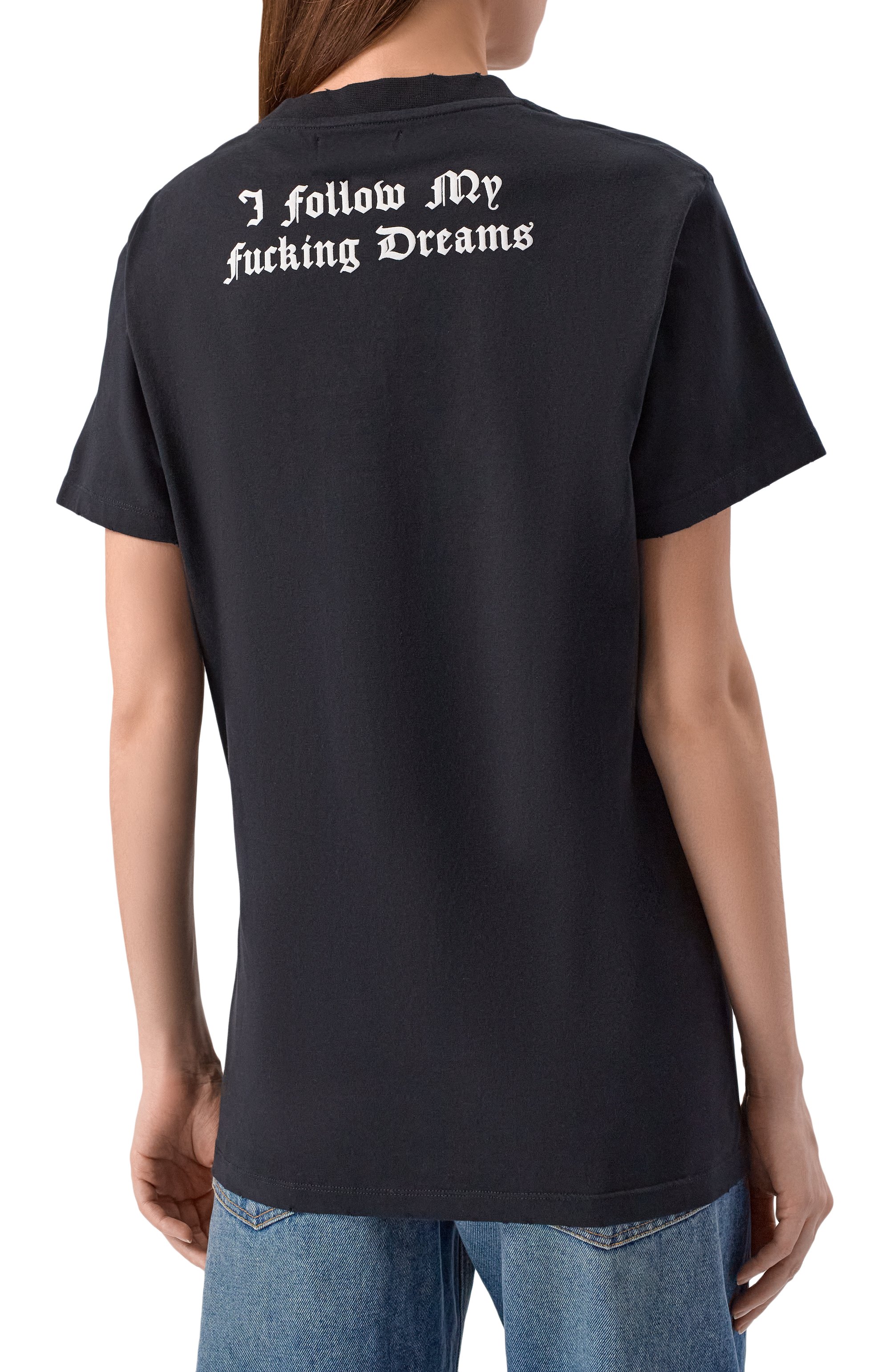 Хлопковая футболка JACOB LEE черного цвета по цене 27850 руб., арт. JL-M18-MTS-001-B0W, фото 4 Хлопковая футболка JACOB LEE, арт. JL-M18-MTS-001-B0W, фото 4