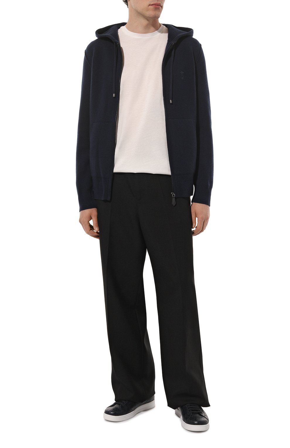 Кеды из кожи каймана PRADA, арт. 4E3370-XNL-F0Q8A, фото 2