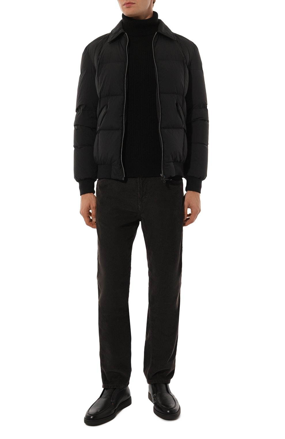 Кожаные ботинки detroit SANTONI, арт. MGDG17823SM0AHAS, фото 2