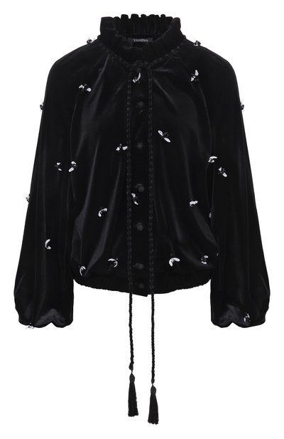 Женская бархатная блузка YANINA, арт. T-3049