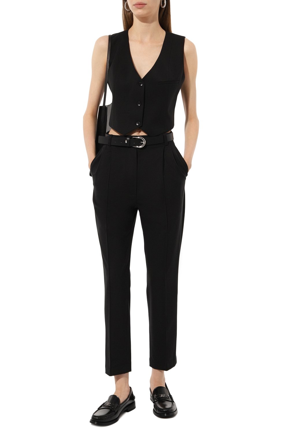 Шерстяные брюки WHO_AM, арт. FP3-P243-BLK, фото 2