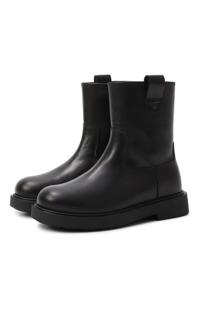 Кожаные ботинки EMPORIO ARMANI, арт. EB000800/AF18732