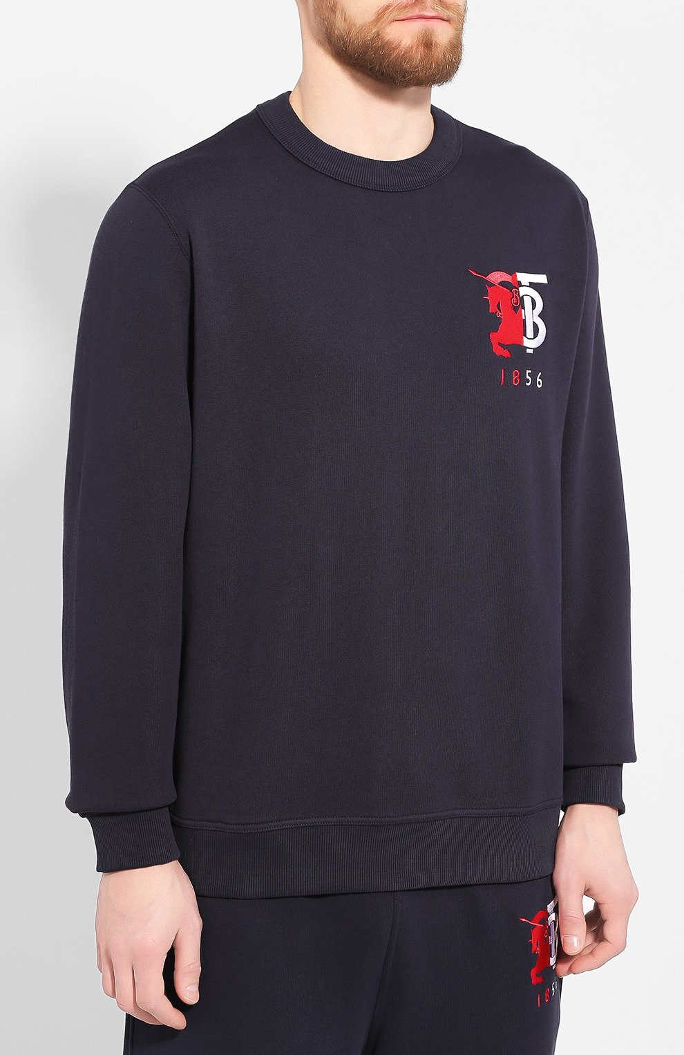 Хлопковый свитшот BURBERRY, арт. 8022310, фото 3