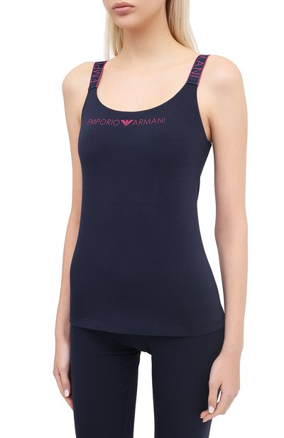 Хлопковая майка EMPORIO ARMANI, арт. 164237/0A317, фото 3