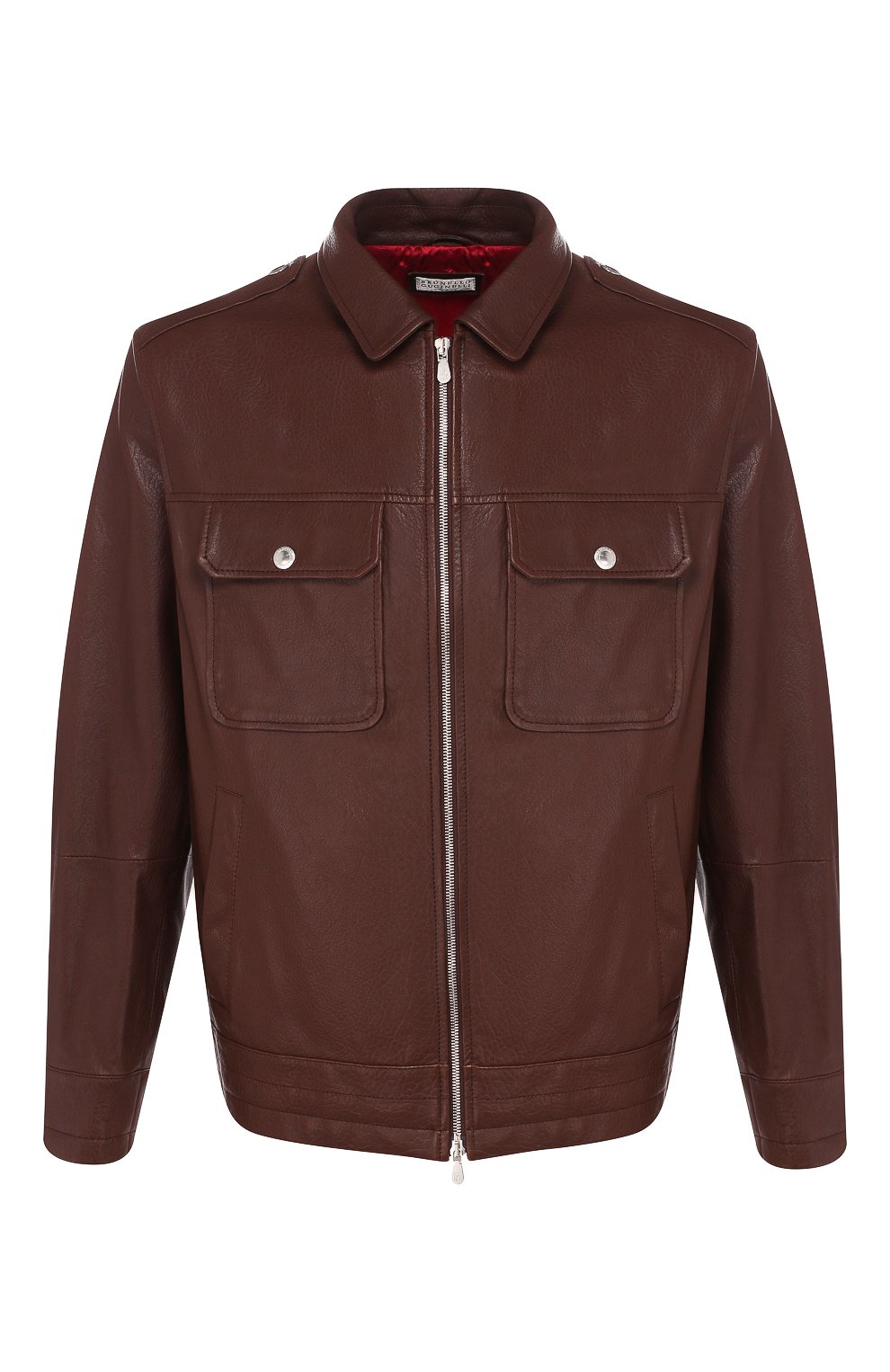 Кожаная куртка BRUNELLO CUCINELLI, арт. MPNPE1694, фото 1