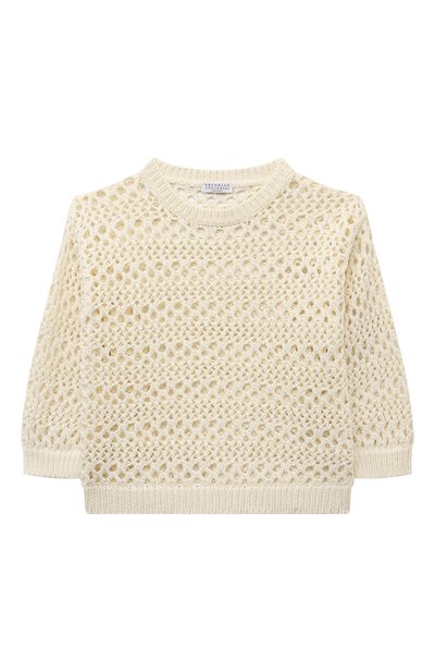 Хлопковый пуловер BRUNELLO CUCINELLI, арт. BJ0M32310B