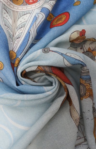 Шерстяная шаль на катке GOURJI, арт. 91144439/61117, фото 3