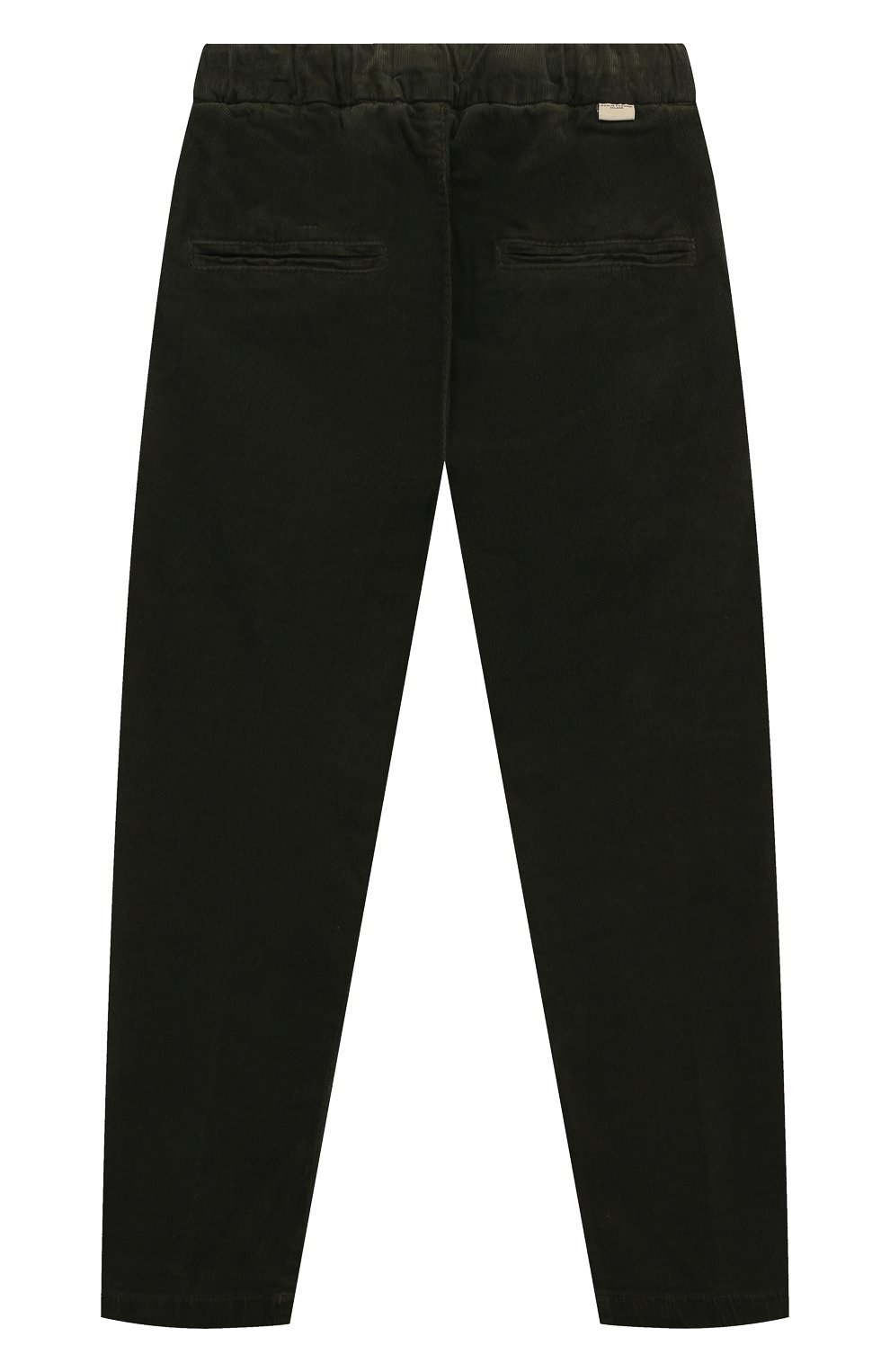 Вельветовые брюки PAOLO PECORA MILANO темно-зеленого цвета по цене 11650 руб., арт. PP3850/6-12, фото 2 Вельветовые брюки PAOLO PECORA MILANO, арт. PP3850/6-12, фото 2