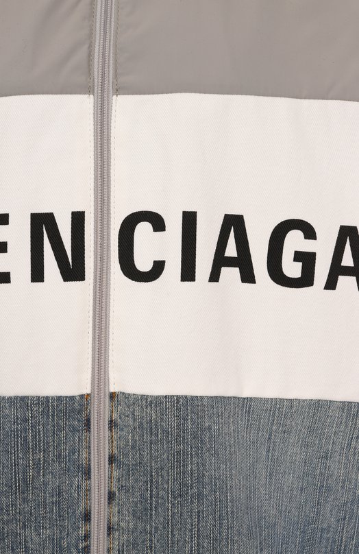 Комбинированная куртка Balenciaga 822843/TNW65 Серый  822843/TNW65 Фото 6