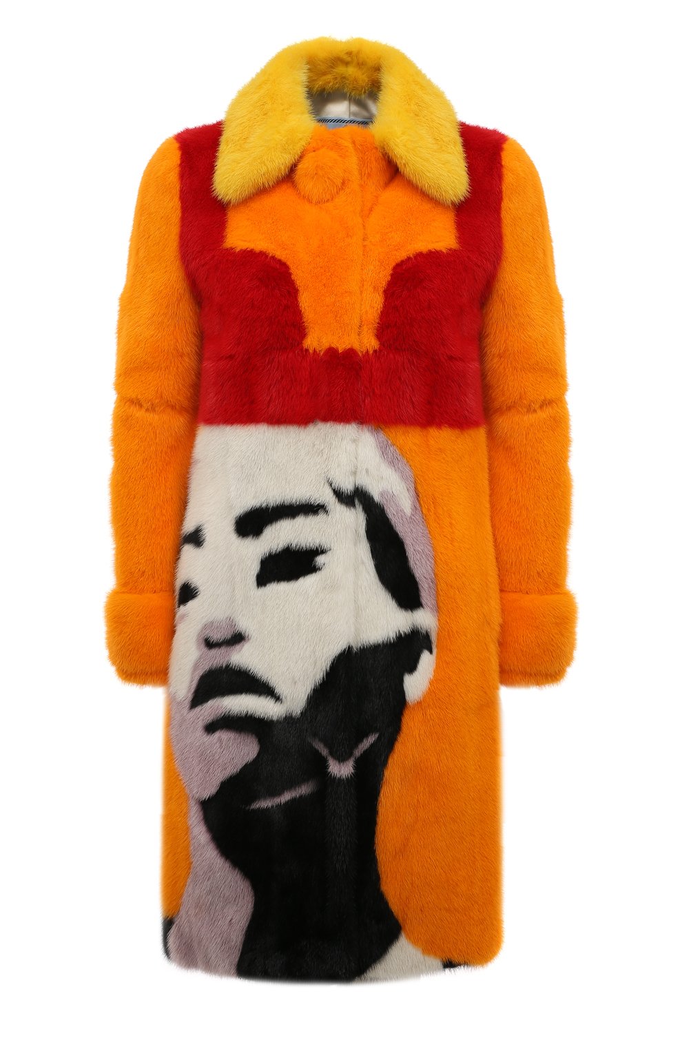 Шуба из норки PRADA, арт. 166391-1HFW-F01BU-211, фото 1