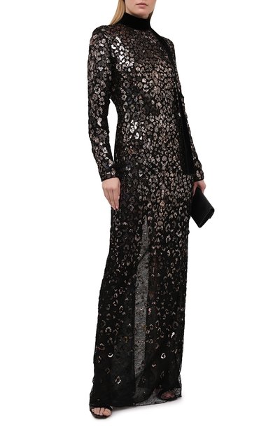 Платье с отделкой пайетками TOM FORD, арт. AB2889-SDE272, фото 2