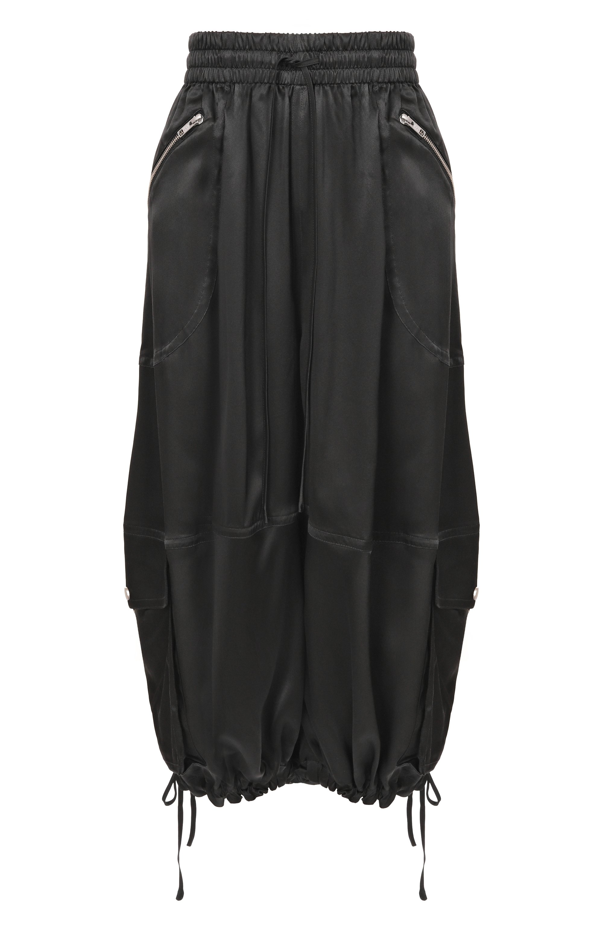 Шелковые джоггеры CO черного цвета по цене 89950 руб., арт. 5705NLSC-PS26, фото 1 Шелковые джоггеры CO, арт. 5705NLSC-PS26, фото 1